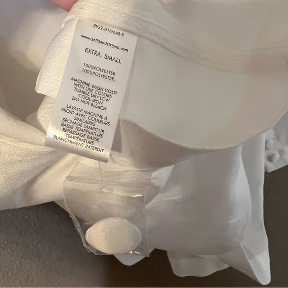 Womens Solid & Striped the beach blazer white size XS NWT - Picture 6 of 7